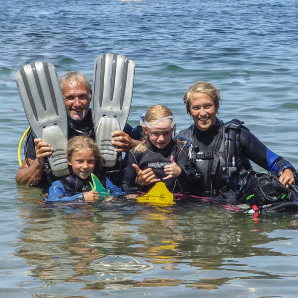 Diving course for children 6-7 years old Elba Island